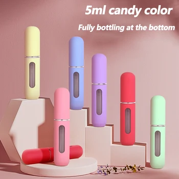 Parfum Refill Bottle Candy Kleur 5ml Hervulbare Fles Vloeibare Sub-Bottelen Fijne Mist Spray Mini Containers Verstuiver Reizen Draagbare