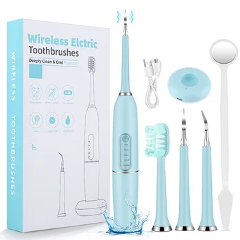 Ultrasone Elektrische Tandheelkundige cleaner tool tanden bleken Elektrische tandenborstel inductie opladen Tanden Schoner Calculus Remover
