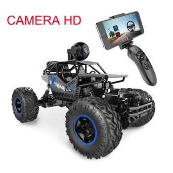 HD WIFI Camera RC Legering die Cast Auto APP-Control Mode Big Wheel Monster Klimmen Off-Road Afstandsbediening Voertuig Jongen Meisje Cadeau