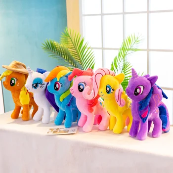 Nieuwe 20CM My Little Pony Pluche Speelgoed Schattige Anime Cartoon knuffels Twilight Sparkle Equestria Model Pop Speelgoed voor Kinderen Cadeau