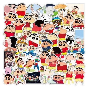 Cartoon Spel Crayon Shin-chan Stickers Voor de Auto Laptop Telefoon Koelkast Scrapbook Sticker Waterdichte Graffiti Sticker Speelgoed van de Kinderen Geschenken