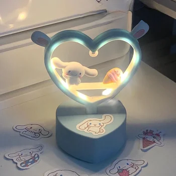 Het Japanse Sanrio Hello Kitty Nacht Licht Student Creatieve Droom Desktop Ornament Omgevingslicht Verjaardagscadeau Meisjes