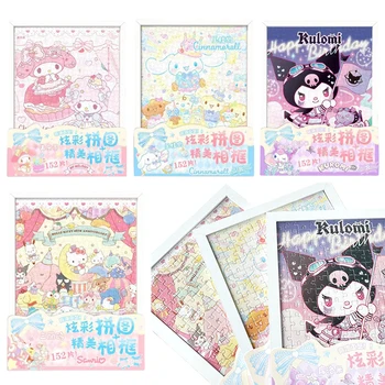 152 Stukken Kawaii Sanrioed Melodie Kuromi Cinnamoroll Puzzels Anime Vliegtuig Puzzel Kinderen Van De Puzzel Van Het Onderwijs Speelgoed Kinderen Cadeau