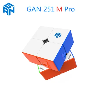 GAN 251 M Pro 2x2x2 Magnetische kubus 2x2x2 Snelheid van de kubus Professionele kubus GAN251 Verkennen Magnetische kubus , GAN 249 v2 cube Game cube