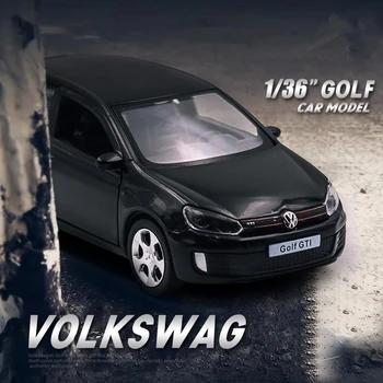1:36 Volkswagen Golf 6 GTI Lichtmetalen Auto Model Gegoten, Metalen Speelgoed auto ' s Auto Model Simulatie Deuren Open Kunnen Collectie Kinderen F297