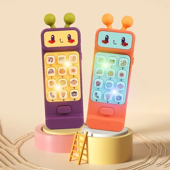 12 Knoppen Functies Baby Mobiele Telefoon Speelgoed Met Muziek En Licht Begin Van De Educatieve Leren Machine Voor Kinderen Giften Van De Verjaardag