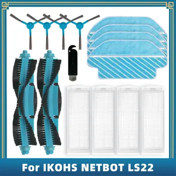 Voor IKOHS NETBOT LS22 Robot Stofzuiger Vervangende Onderdelen Accessoires Belangrijkste zijborstel Hepa-Filter Mop Pad