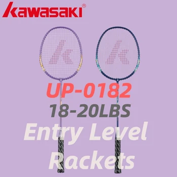 2022 Kawasaki 1 Paar Van Badminton Racket 1U Legering van het Aluminium Frame van het Badminton de Racket Met Snaar Voor Entertainment UP-0182