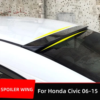 Voor Honda Civic 8e Gen Sedan 4-Deurs 2006-2015 achterruit Dakspoiler Vleugels ABS-Kunststof Zwart Carbon Accessoires voor het Exterieur