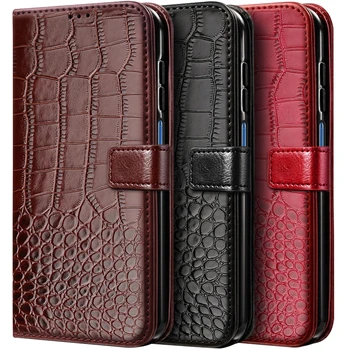 Magneet flip leather wallet case voor Realme 10 Pro+ Plus 9 Pro 5G 9i 8 8i 7 X7 6 6i 5 5i Realme 10 telefoon case cover + houder
