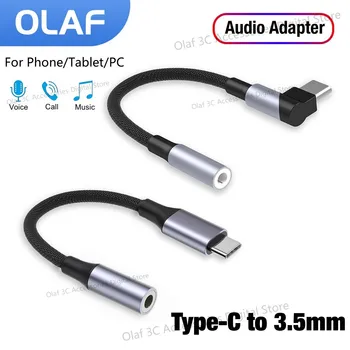 USB-C tot en met 3.5 mm Jack AUX Audio Adapter van het Type C Oortelefoon Converter Kabel Adaptador Voor Samsung Xiaomi Huawei Telefoon Accessoires