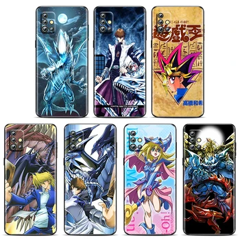 Anime Kaart spel Yu-Gi-Oh! Telefoon Geval Voor Samsung A73 A71 A72 A52 A53 A51 A42 A32 A33 A23 A22 A21S A13 A12 A02 A03 Zwart