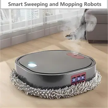 Smart Vegen En Dweilen Robot Stofzuiger Voor Droog En Nat Dweilen Robot Home-Appliance Met Bevochtigen Spray