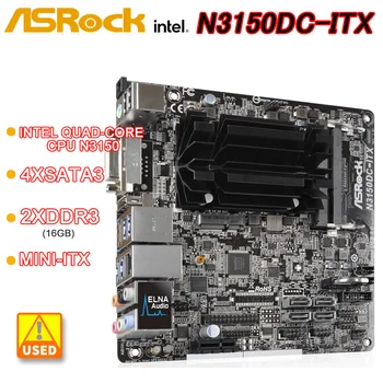 ASRock N3150DC-ITX moederbord met Intel® Quad-Core Processor N3150 2xDDR3 16GB HDMI SATA3 USB 3.1 4x SATA Mini-ITX