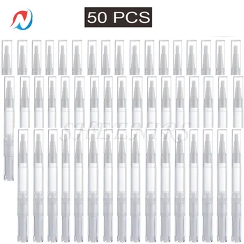Sheenirs 10/24/50st 3ML Leeg Nagel Olie Pen met Borstel Transparante Twist Cuticle Oil Pen Cosmetische Container Pen lipgloss Tube