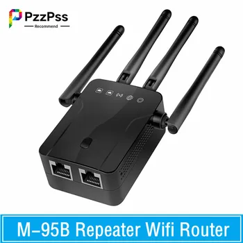 PzzPss Wireless M-95B Repeater Wifi-Router 300M Signaal Versterker Extender 4 Router Antenne Signaal Versterker Voor Office voor thuisgebruik