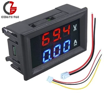 Mini DC Digitale Voltmeter Ampèremeter 100V 10A 50A 100A Voltage Meter Solar Accu Auto Volt Amp Tester Monitor Detector