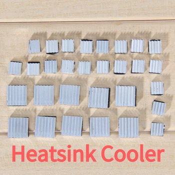 30Pcs Heatsink Koeler Zuiver Aluminium Zelfklevende Raspberry Pi 3 warmteafleider Set Radiator Voor het Koelen van Framboos Warmteafvoer