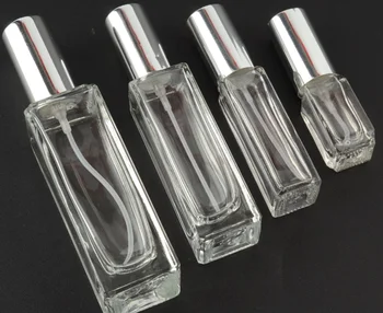 10 x 3 ml 10 ml 20 ml 30 ml Transparant Glas Spray Fles Monster Glazen Flacons Draagbare Mini Parfum Verstuiver Goud Zilver zwarte Dop