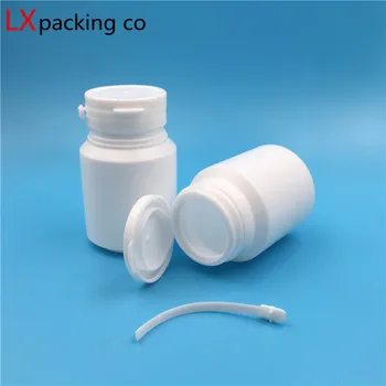 50PCS 30 ML 60 ML 100 ML Witte Plastic Lege Fles Pil Losse Poeder Container Verpakking Pot Gratis Verzending Cosmetische Crème Pot