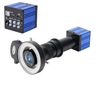 51MP 1080P Microscoop Camera 180X C-Mount Lens, HDMI, USB Industriële Elektronische Digitale Microscoop voor gsm Reparatie van PCB Solderen