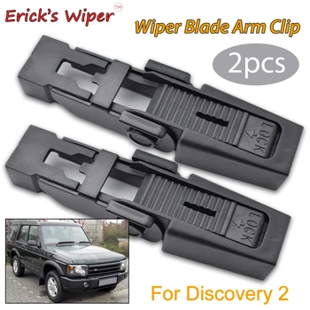 Erick de Ruitenwisser 2Pcs Voorkant Ruitenwisser Arm-Lock Clip Bevestiging Clips Voor Land Rover Discovery 2 1998 - 2004 Voorruit