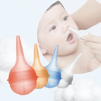 Baby Nasale Aspirator Neus Vat de Zuigzijde van de pomp Kit Neus Reiniger met Zachte Siliconen Mondstuk Hand Knijp Snot Remover Dropship