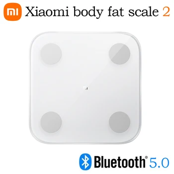 Xiaomi lichaamsvet Schaal 2 Smart Home lichaamssamenstelling Inhoud Testen Schaal Bluetooth 5.0 LED Display werkt met Mi Fit App