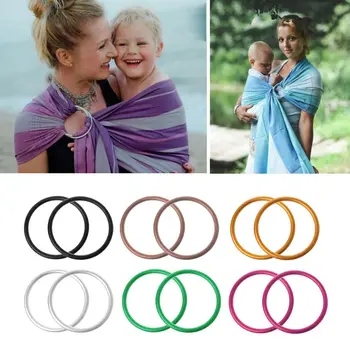2Pcs/Set draagzakken Aluminium Baby Sling Ringen Voor draagdoeken & Slings Hoge Kwaliteit Baby-Dragers-Accessoires Dropshipping
