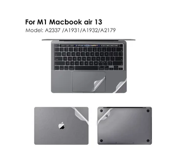 Full Body Sticker voor 2020 Nieuwe M1 MacBook Air 13 A2337 A2179 A1932 Boven + Onder + Touchpad + polssteun Huid Beschermende dekking