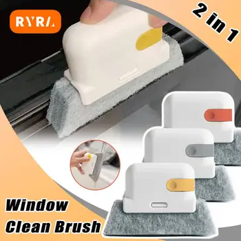 RYRA Groef Cleaning Tool Venster van een advertentie Groef Schoonmaak Doek Venster Schoonmaak Borstel Windows Slot Cleaner Borstel Borstel Groef