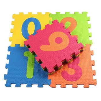 10pcs/set voor Kinderen EVA Digitale Puzzel Tapijt Baby Kruipen speelkleed Verdieping Schuim WJ275