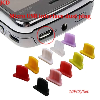 Siliconen Micro-USB-Interface-Stof-Plug-Poort Stof Plug-Poort Opladen Micro USB Plug Bescherming van de Stof Tool