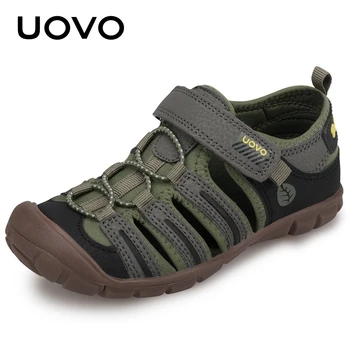 UOVO 2023 New Kids Zomer Mode Schoenen Ademend Kleine Kinderen Schoenen Voor Jongens Beach Sandalen Maat #25-35