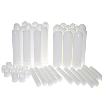 10Pcs Plastic Leeg Etherische Olie Geur Buis Inhalator Stick Leeg Neus Inhalator Voor Aromatherapie Reizen Draagbare Flacons