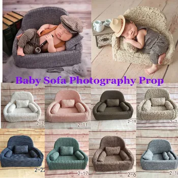4 Stuks/set Newborn Fotografie Rekwisieten Baby Poseren Sofa Kussen Set Stoel Decoratie Baby fotoshoot Accessoires