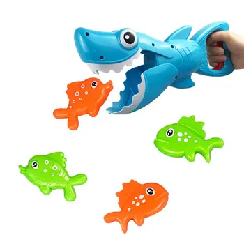 Haai Grabber Bad Speelgoed voor Jongens Meisjes Vangen Spel met 4 Vissen Bad viswater Interactieve Speelgoed