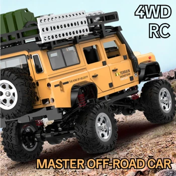 Rc Auto Simulatie Legering 4WD 1:28 2.4 Ghz Afstandsbediening Klimmen SUV Geborsteld Vermindering van de Motor Mini Off-road Vehicle Model Geschenken