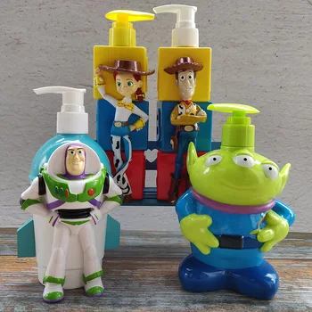 Disney Toy Story Spiderman 320ml Shampoo Fles Film van Woody en Buzz Lightyear Alien Model Toy Box handzeep lotion fles