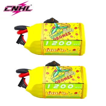 2PCS CNHL 4S 14,8 V Lipo Accu 1200mAh 100C MiniStar Met XT60 connector Voor RC Auto FPV Drone Quadcopter Vliegtuig Helikopter Hobby