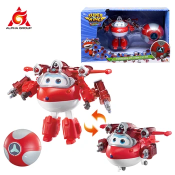 Super Vleugels S6 5 Inch Transformeren Jett & ball - Ijzer Macht Robots Vervorming Vliegtuig Actie Figuren Anime Kid Speelgoed