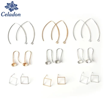 6-20pcs/veel Koper Metalen Oorbel Haakjes Sluiting Earring Bevindingen Voor doe-het-Sieraden Fashion Vintage Oorbellen Danglers Ambachten