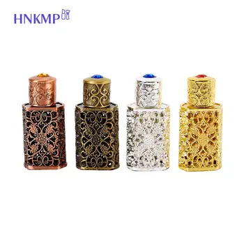 3ml Mini Antiqued Parfum Hervulbare Fles Arabische Stijl Essentiële Oliën Verstuiver Parfum Spray Fles Bruiloft Decoratie Cadeau
