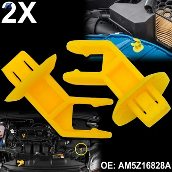 2pcs Staaf Kap Ondersteuning Prop Clips AM5Z16828A Voor Ford Escape Kuga C-Max Focus 2013 2014 2015 2016 2017 2018 Vervangende Auto Onderdelen