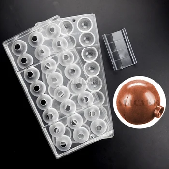 Polycarbonaat Chocolade Mal 3D Ball 25/30mm bolle Vorm van Professionele Candy Bakvormen Mallen Zoetwaren Bakken van Bladerdeeg Tools