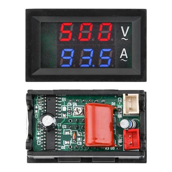 AC 50-500V Digitale LCD Voltmeter Ampèremeter 10A 50A 220V Spanning Stroom Meter-Tester Detector Huidige Transformator