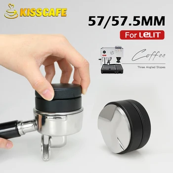 Koffie Distributeur 57MM 57,5 MM Voor Lelit Anna Machine Knoeien Leveler Gereedschap Verstelbare Barista Espresso Delen Hoek Accessoires