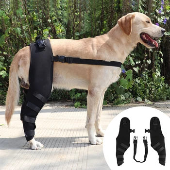 Huisdier Puppy Knie Pads Hond Beenbeugels Voor Small Medium Large Honden Verstelbare Hond Steunbeugel Letsel Gezamenlijke Wrap Herstellen Protector