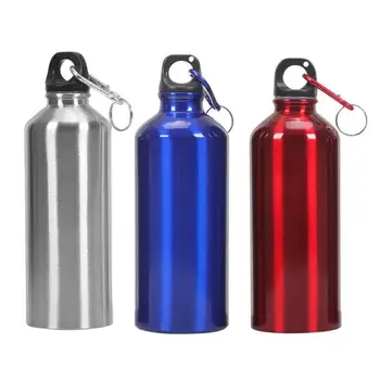 Aluminium Draagbare Outdoor Fiets Sport Fles Water Drinken Waterkoker Drinkbeker voor Reizen Uitgevoerd Camping 400/500/600/700ml