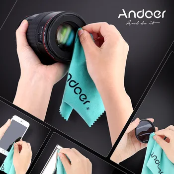 Andoer Camera Lens Schoonmakende Doek voor de Gopro Canon Nikon Sony DSLR-Camcorder VIDEORECORDER Camera Lens Schoonmakende Doek